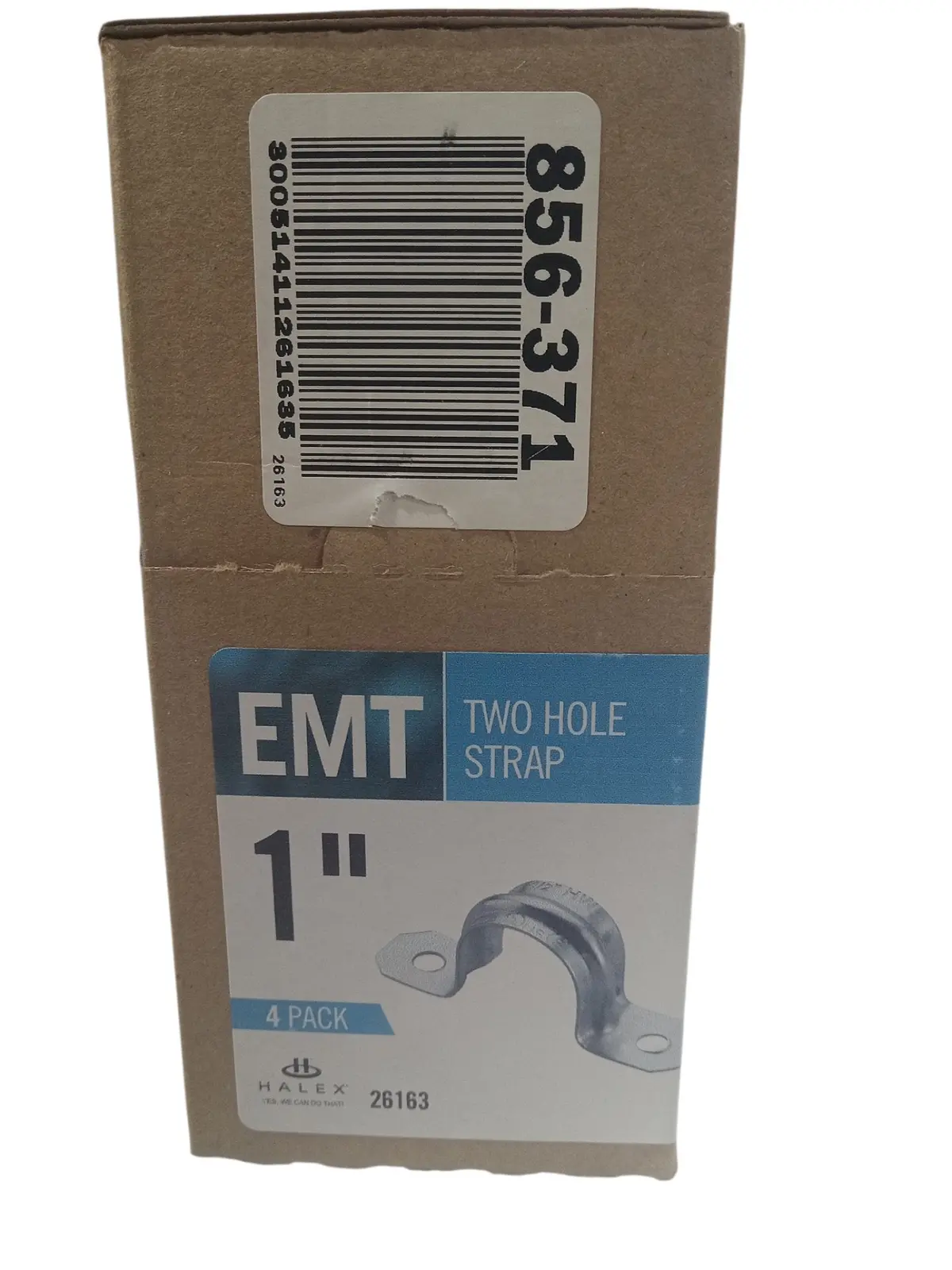 Halex, 26163, 1", Click On, Emt, 2 Hole, Conduit Strap, 60Pk 1