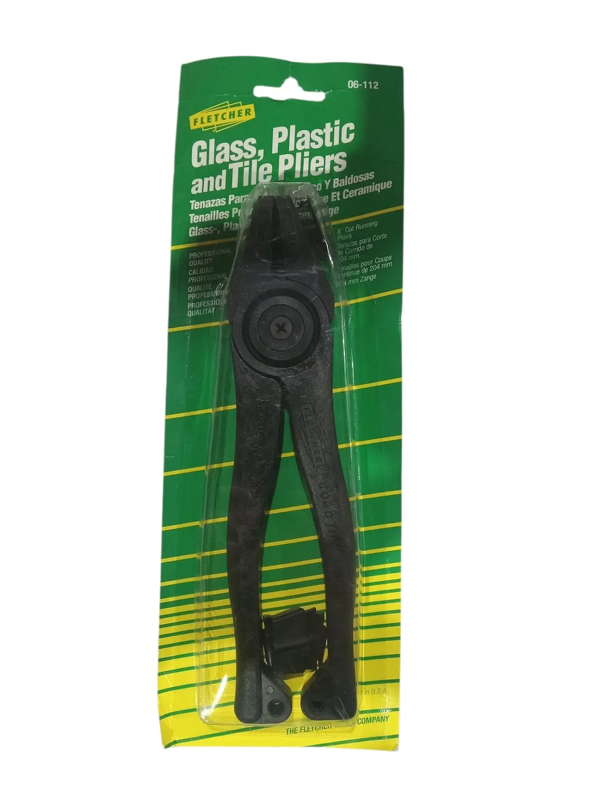 Fletcher-Terry 06-112 Lightweight Glass Cutter Pliers  8 1