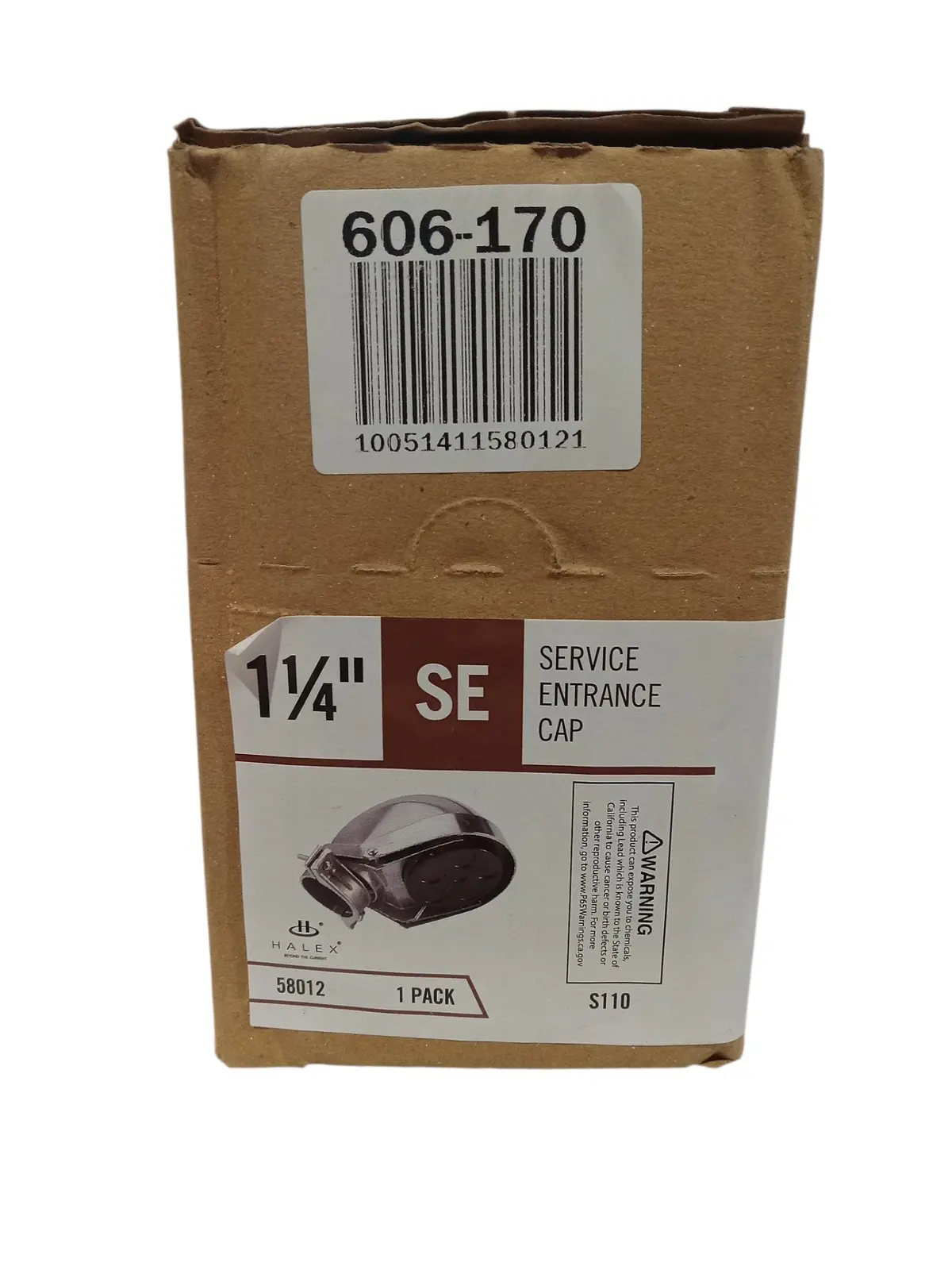 Halex 58012 Service Entrance Cap  Clamp  Aluminum 1
