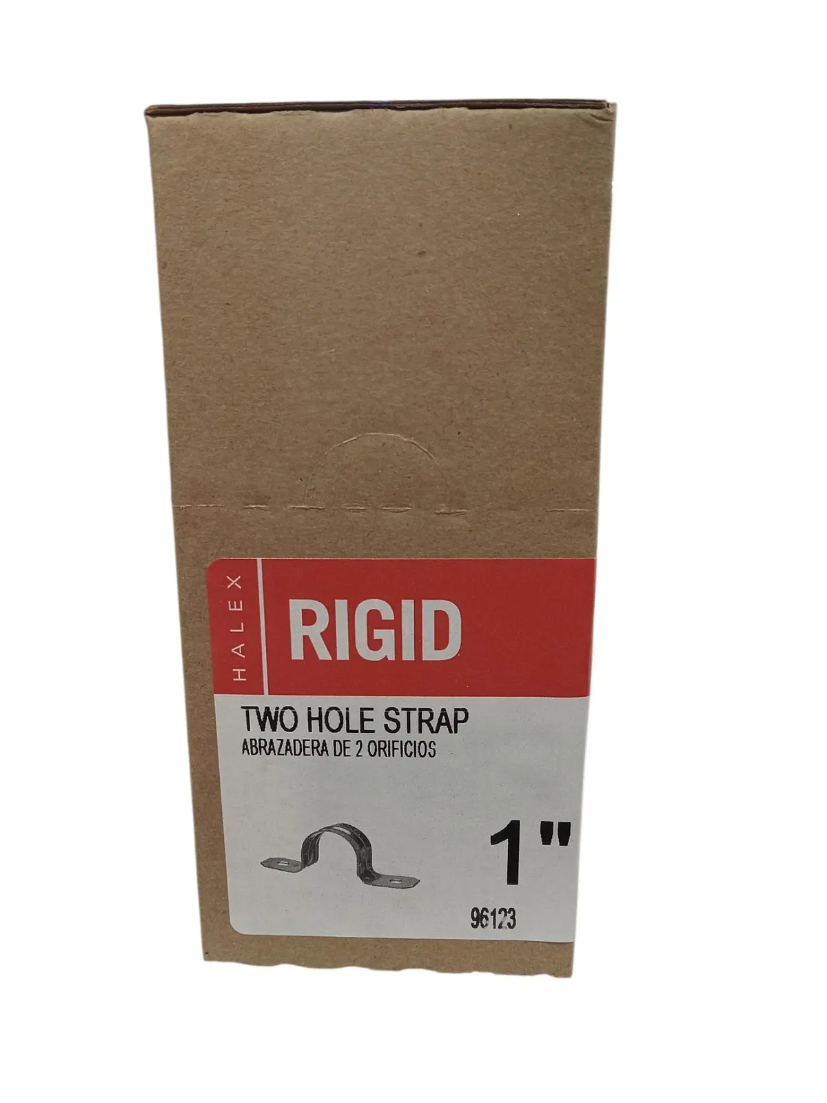 Halex Rigid Conduit Strap 96123 Snap-On 2-Hole - Steel  Durable - 1 In. 1