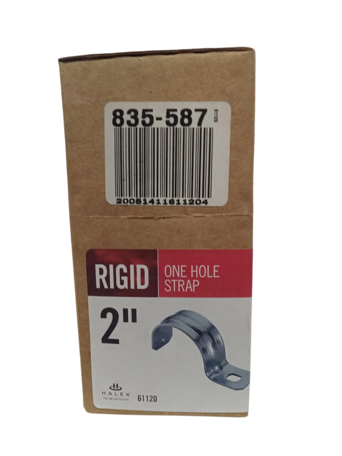 Halex/Scott Fetzer 2-Inch 1-Hole Steel Strap For Rigid/Imc Conduit 61120 1