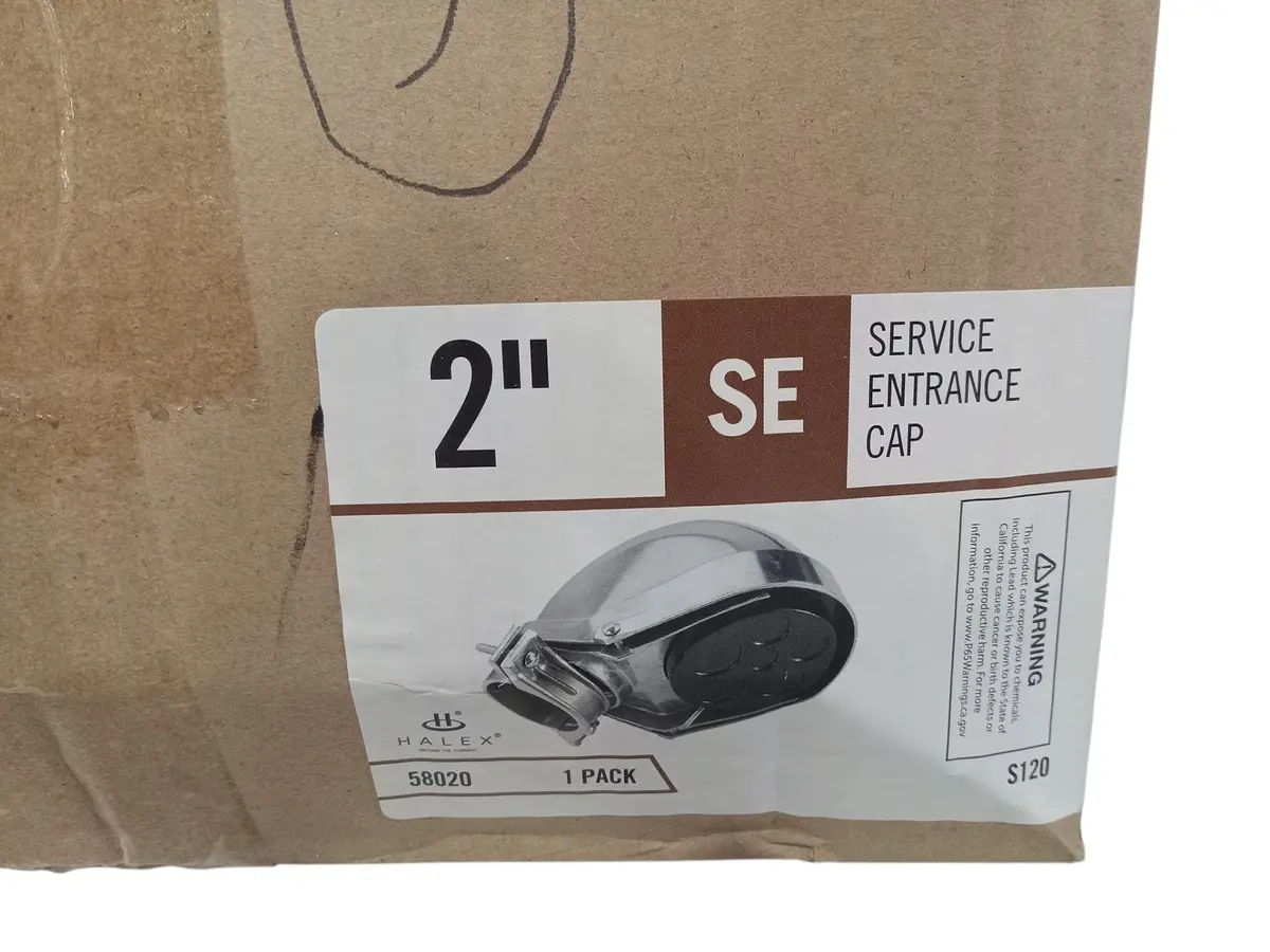 Halex Aluminum Electrical Conduit Entrance Cap For Se/Seu 1