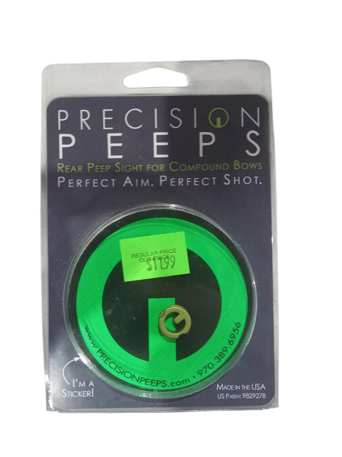 Precision Peeps Peep Sight, 5/16" 1