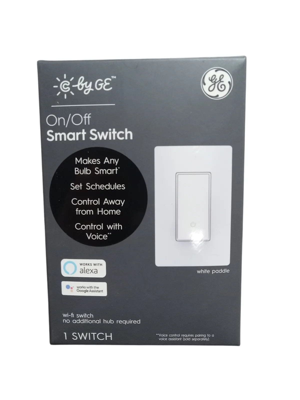 Ge Household Lighting Ge Cync 4-Wire On/Off Switch Paddle 1