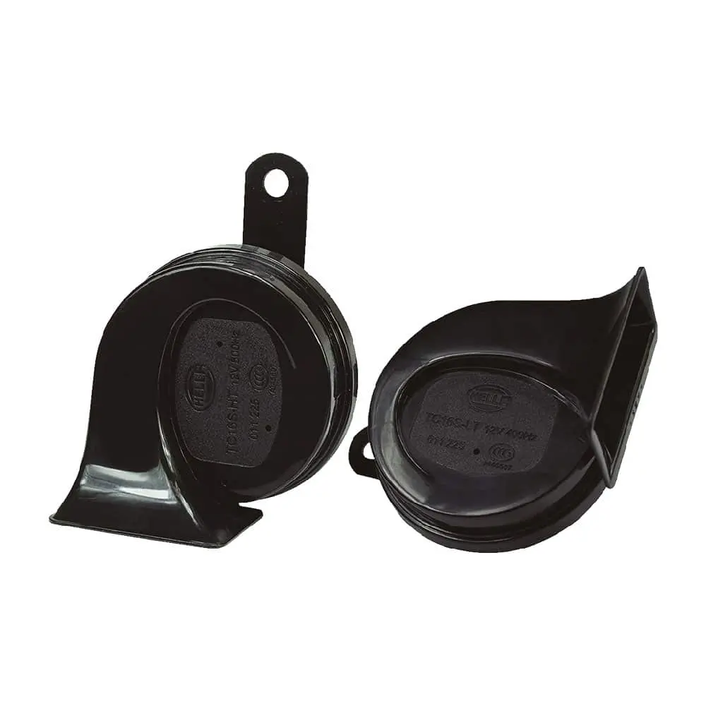 Claxon Caracol 12V 113Db Setx2 Color Negro (011 225 831) Hella 1
