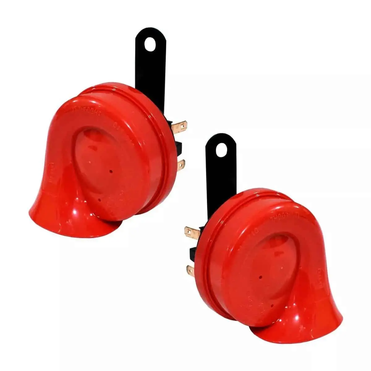 Claxon Caracol 12V Set X 2 012-010-981 Rojo Hella 1