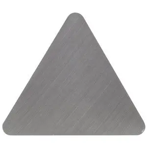 (10 Pk) Production Triangular Carbide Turning Insert. - Grade: C5/C6, Insert Shape & Angle: Triangular 60 Degrees, Tool Material: Carbide, Relief Angle: 11 Degrees, Insert Ic: 1/4", Insert #: Tpu 222 1