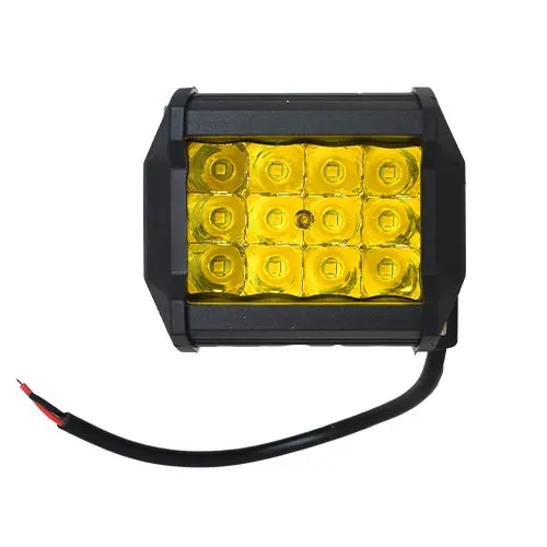 Faro Neblinero De Trabajo, Barra Luz 12 Led 4" 12/24V Jr 1
