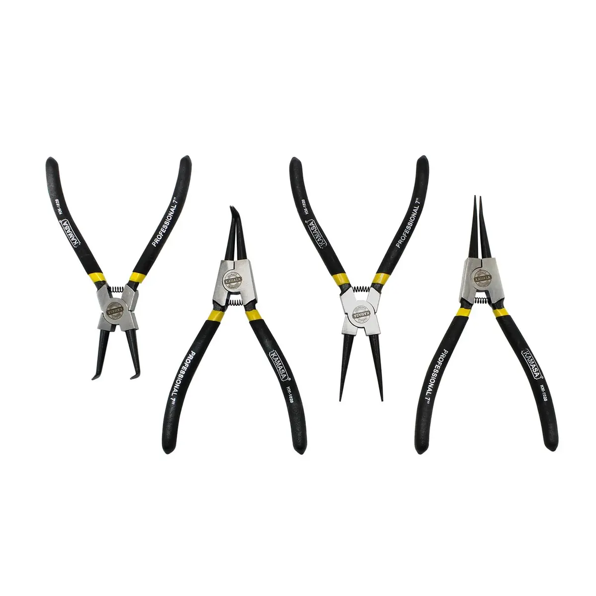 Juego Alicate Saca Seguros 7" 4 Piezas Km-1020 Kamasa 1