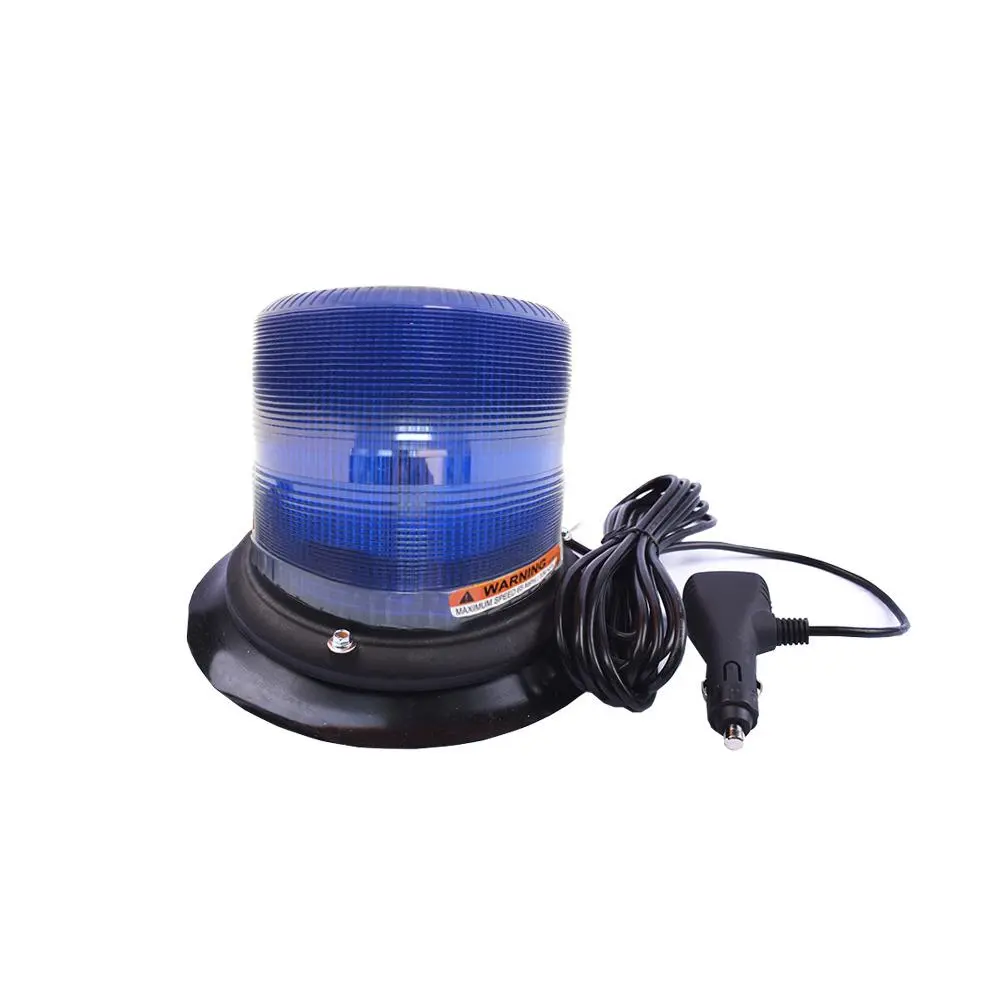 Circulina Estrobo Con Iman Baja 12V 24V Led Azul Ecco 1