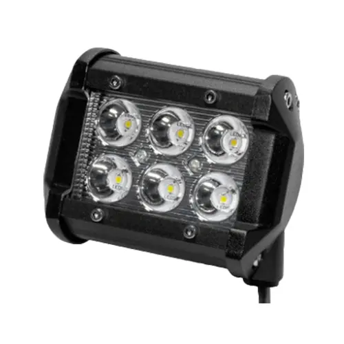 Faro De Trabajo, Barra Luz 6 Led 12/24V 18W 1
