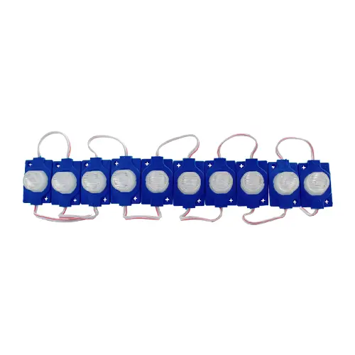 Foco Plancha Led Tipo Doble Botón Luz Azul 12V Jr 1