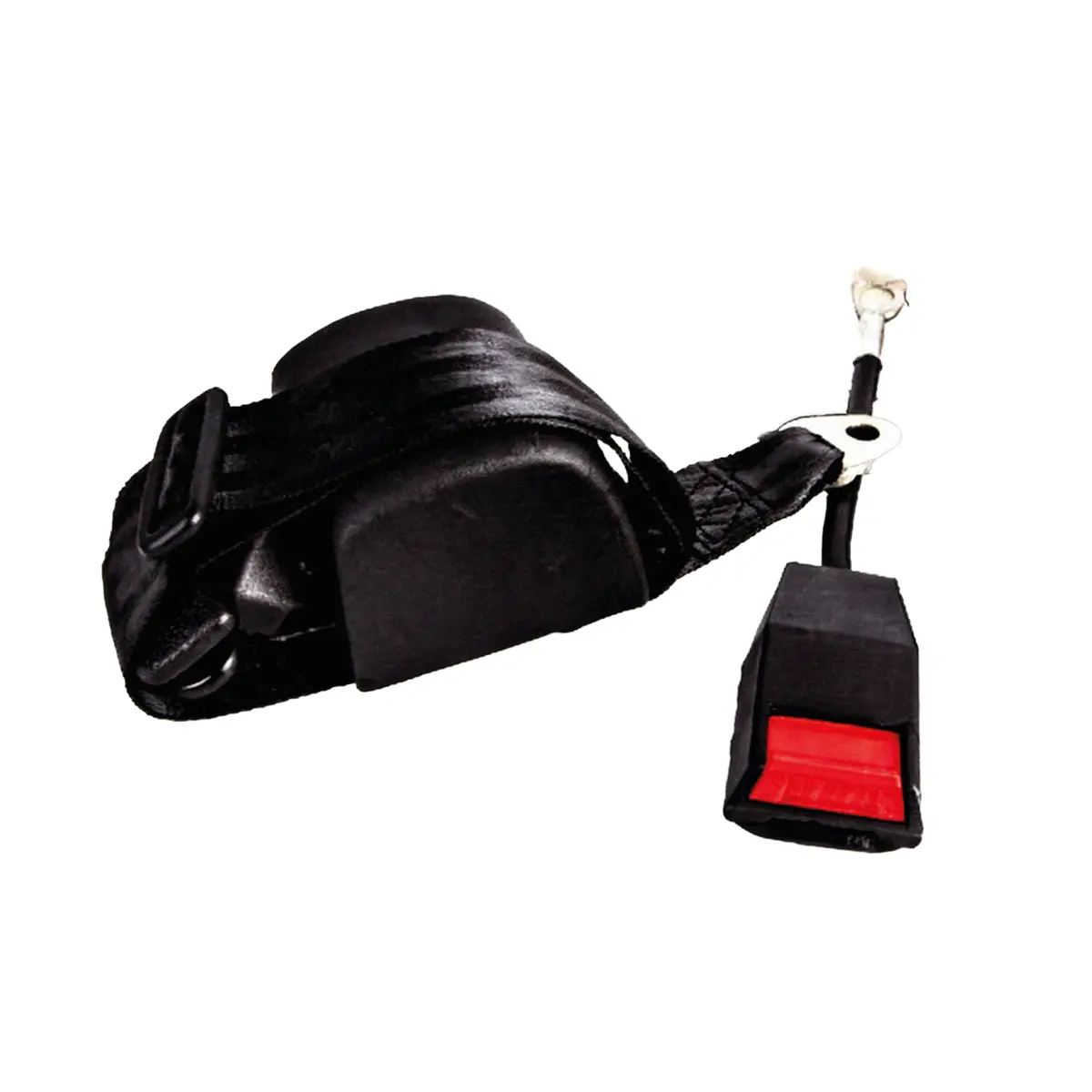 Cinturón De Seguridad Rebatible 2 Puntas Negro 1
