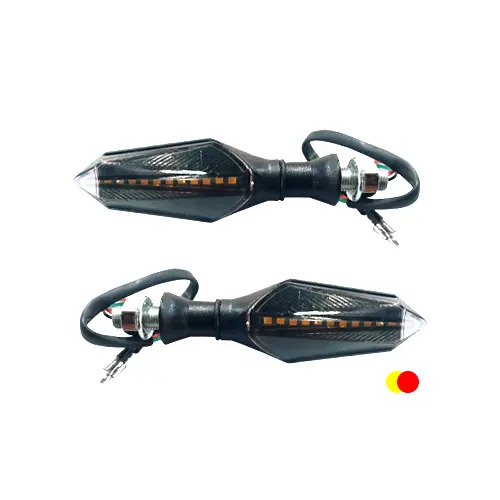 Faro Direccional 13 Led Para Moto Ámbar-Rojo Ac-0214 1