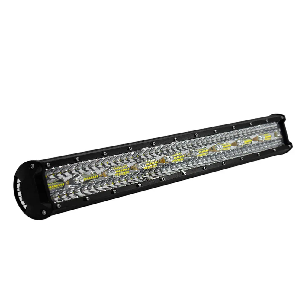 Faro De Trabajo Barra Recta 64Cm 540W Luz Led Dual + Flash Blanco/Amarillo Lf-540W 1
