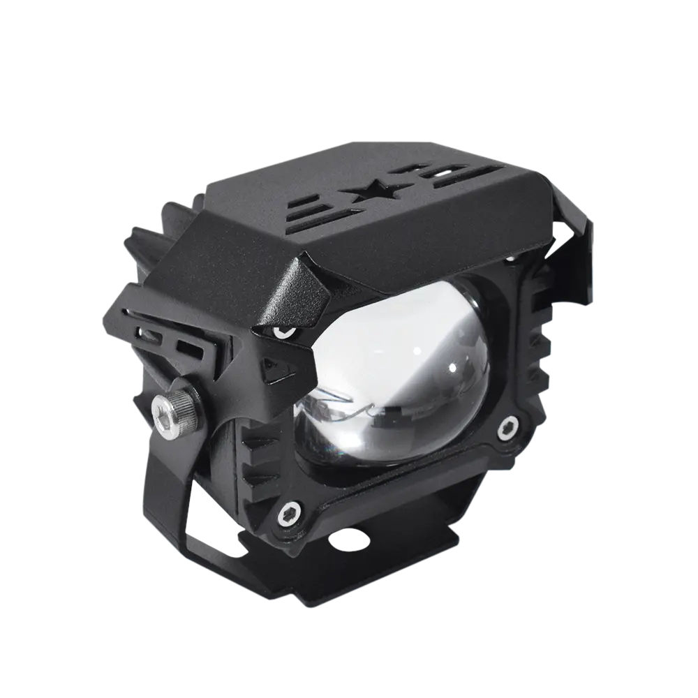 Faro Exploradora Rectangular 1 Lupa Led 12/24V Blanco Wl-X01811 1