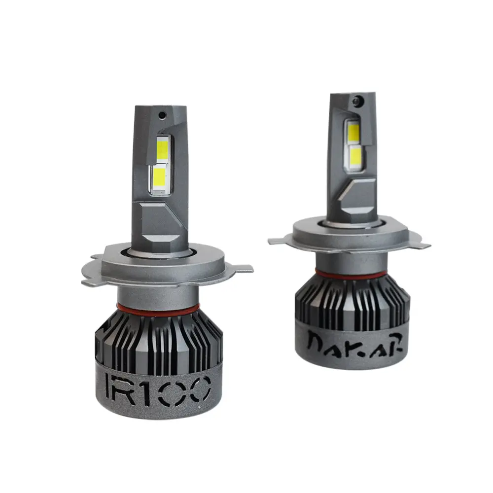 Foco Led Canbus H4 45000 Lúmenes 12V / 24V Con Cooler Metalico Irx-H4 Setx2 Unidades Iron 1