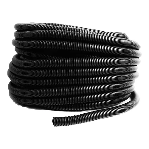 Manguera Pasacable Corrugada Abierta 1/4" Rollo Por 100M 1