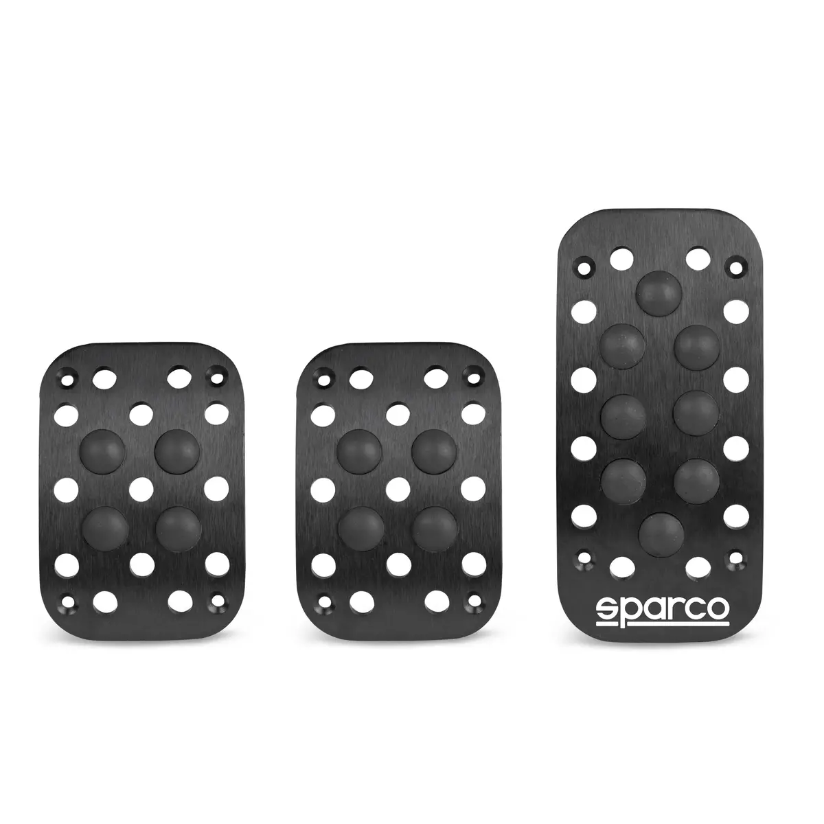 Set Pedales Aluminio Con Jebe Sparco 1