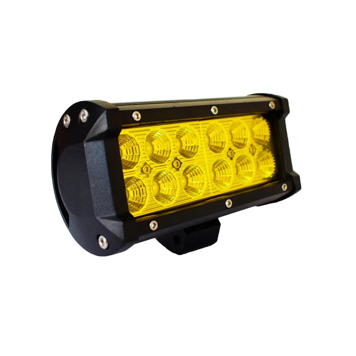 Faro De Trabajo Neblinero Barra Luz 7" 12 Led (9-32V/ 36W) Amarillo Gpc 1