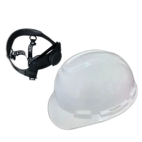 Casco De Seguridad Con Ratchet Blanco Clute 1
