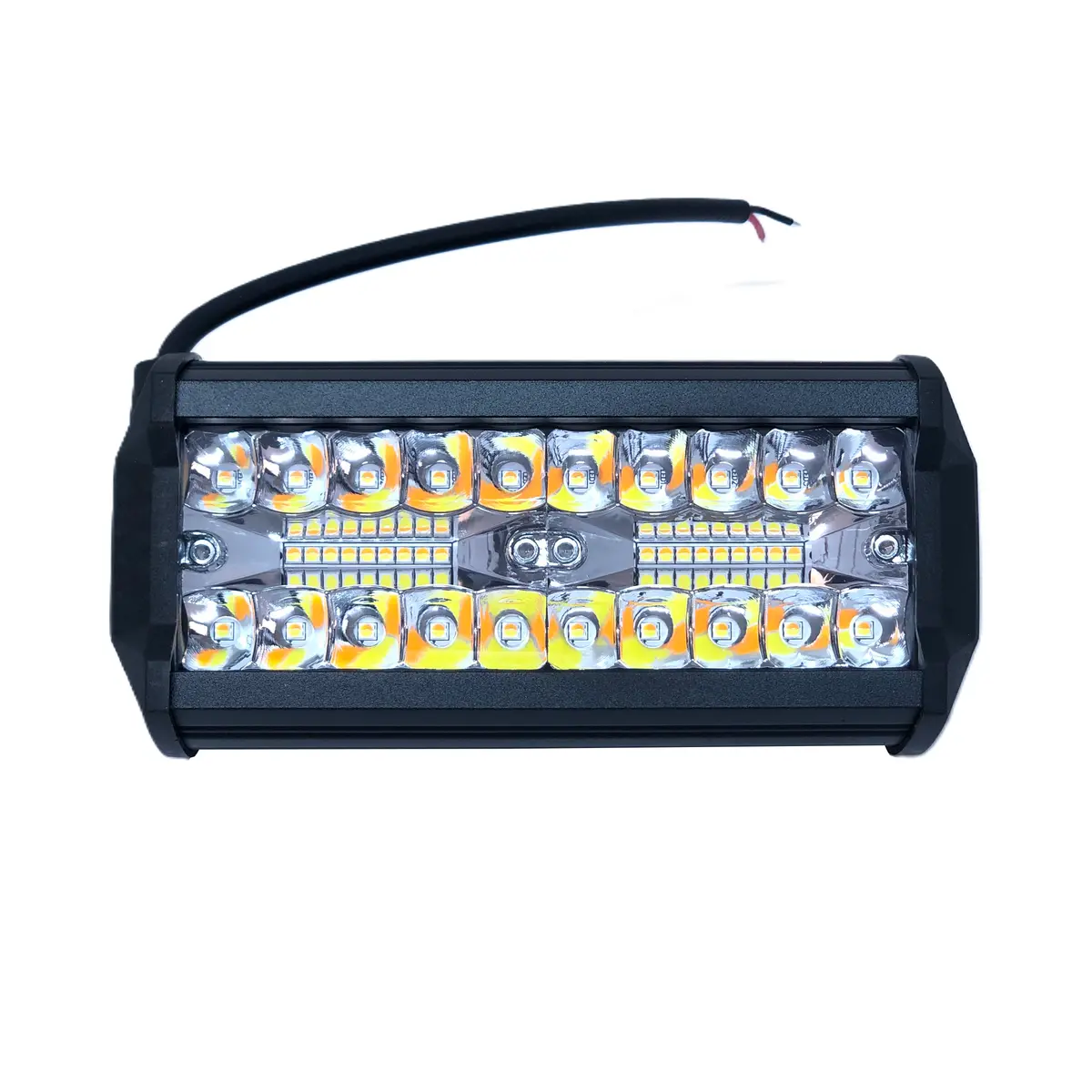 Faro De Trabajo, Barra Luz 40 Led (Jr-G-120) Flash Blanco/Amarilla Jr 1