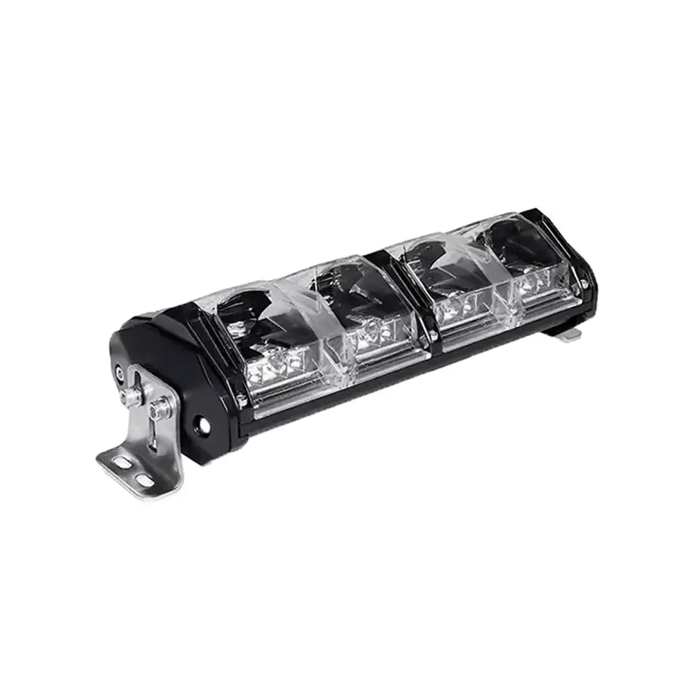 Faro Tipo Barra 10" 24 Led Blanco Alta Y Baja / 12 Led Rojo Aurora 1