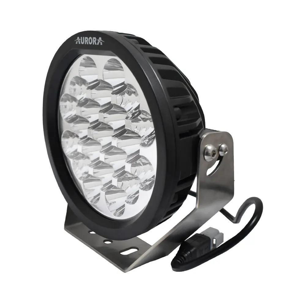 Faro Redondo 21 Led 7" Luz Blanca 105W Aurora 1