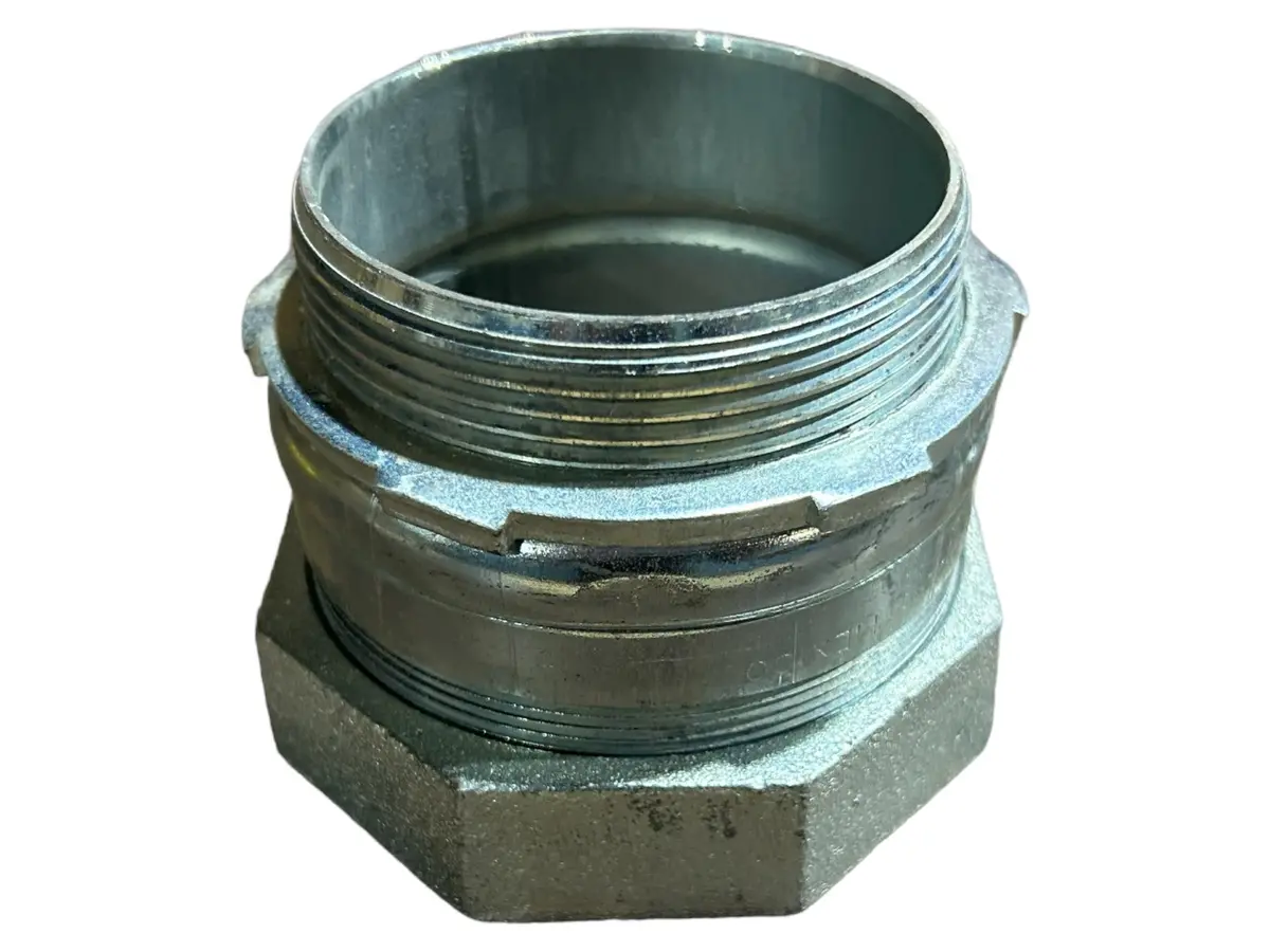 Hubbell, Raco, 2942, 3 In. Emt Compression Connector, Uninsulated 1