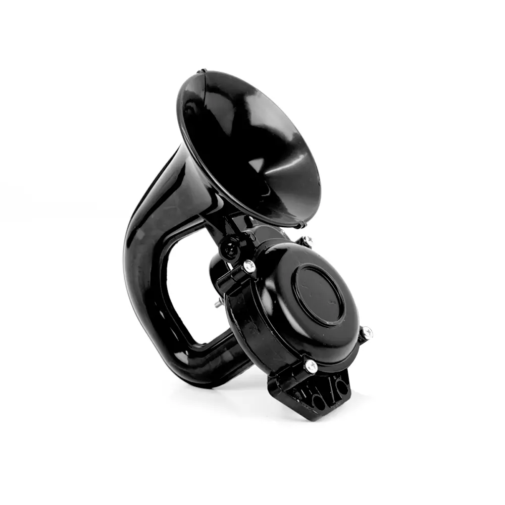 Claxon Caracol De Aire 12/24V Base Redondo Negro Gpc 1