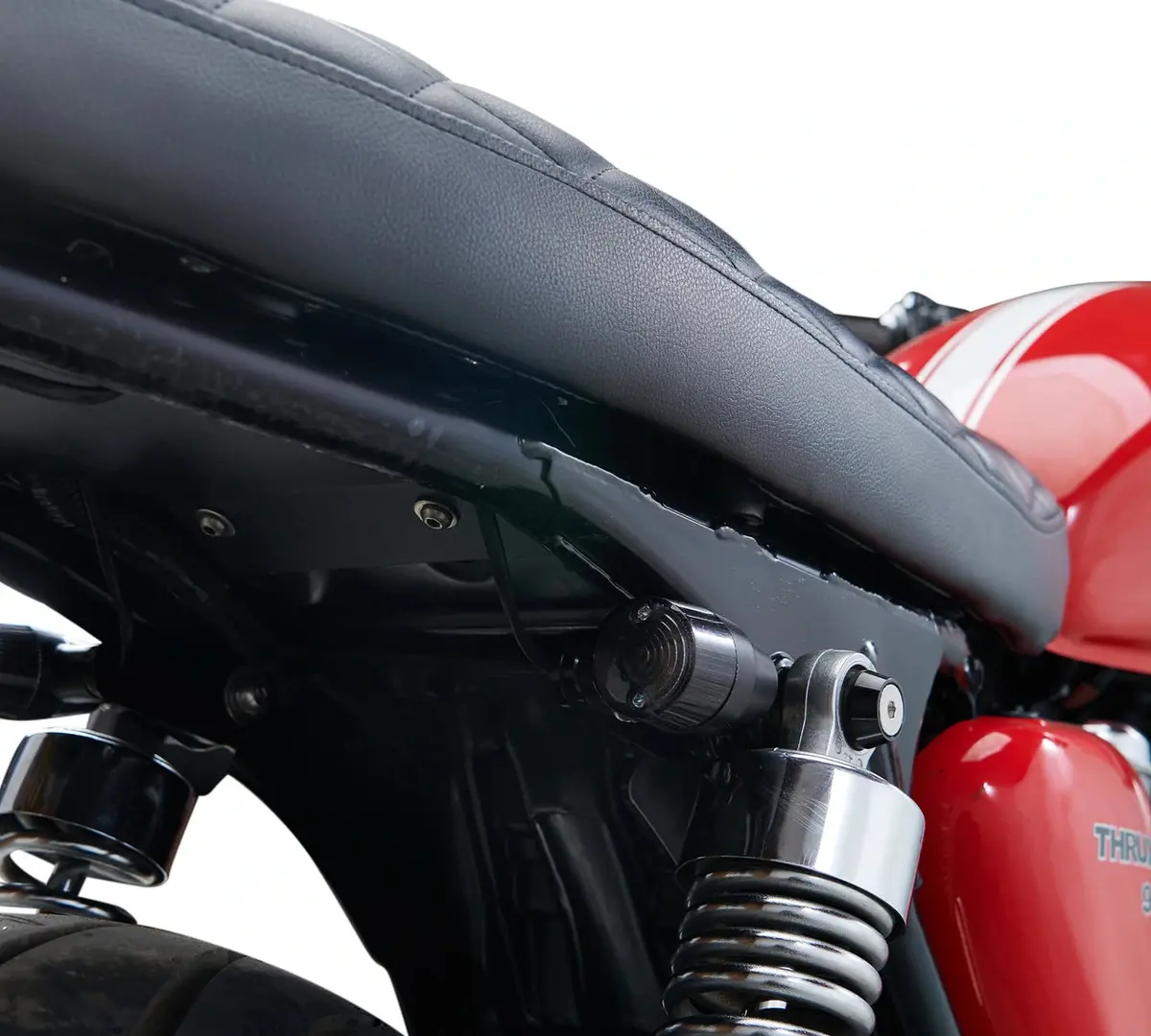 British Customs Diamond Stitch Slammer Seat - 01-15 Bonneville, Thruxton And Scrambler 1