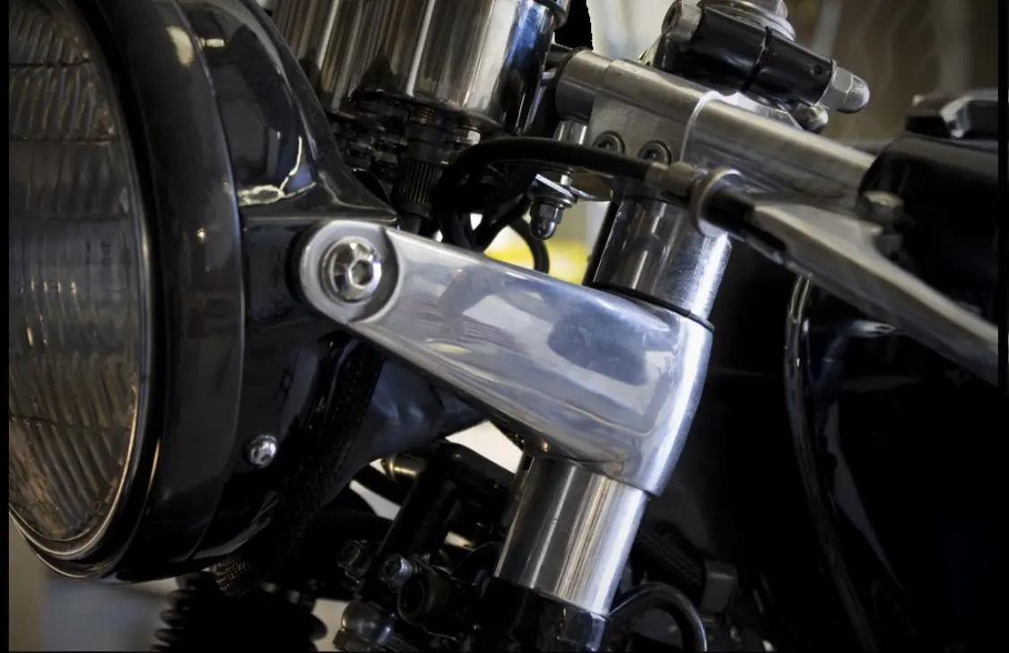Emgo Headlight Brackets - Black Or Polished 1