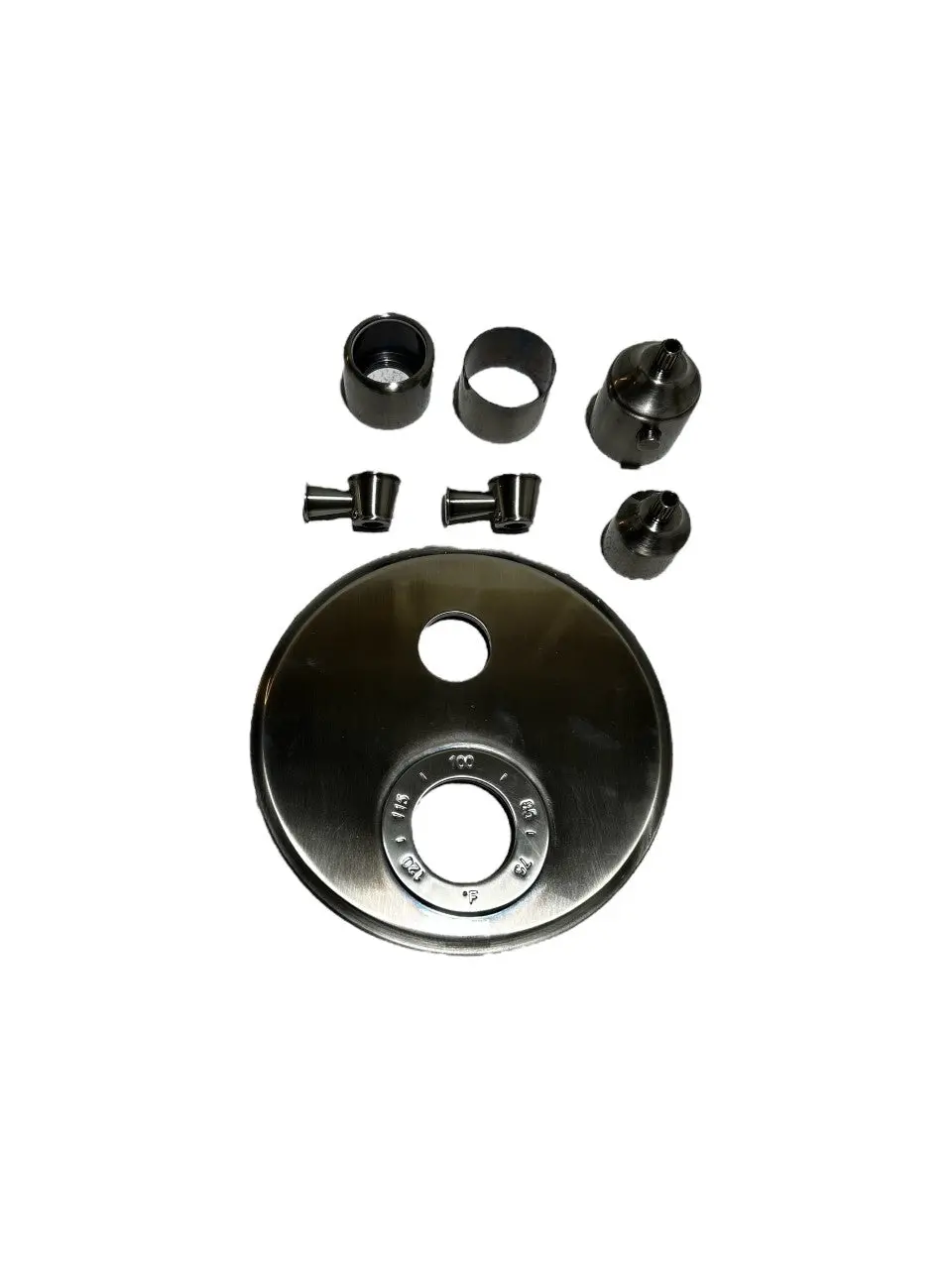 Newport Brass 3-2913Tr/15A 1/2" Round Thermostatic Trim Plate With Handle - Antique Nickel 1