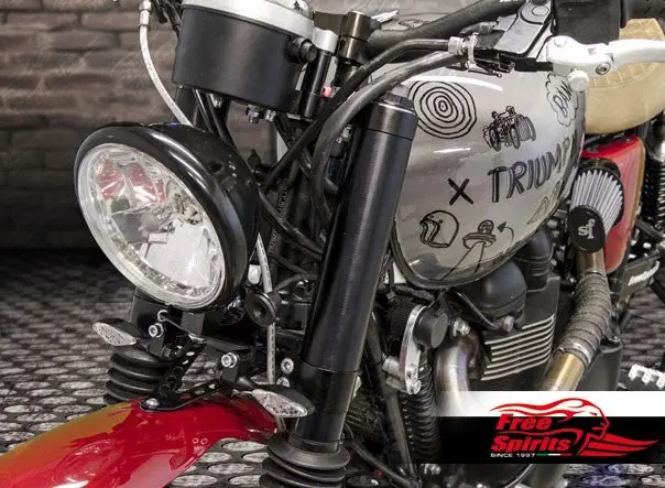 Free Spirits Upper Fork Cover - Triumph Bonneville, Thruxton, Scrambler 2