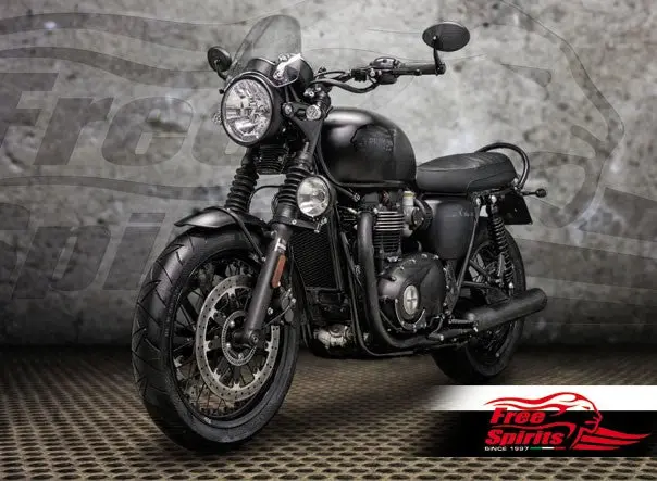 Free Spirits Low Mount Spot Light For T100, T120, Street Twin, Street Cup, Street Scrambler 2