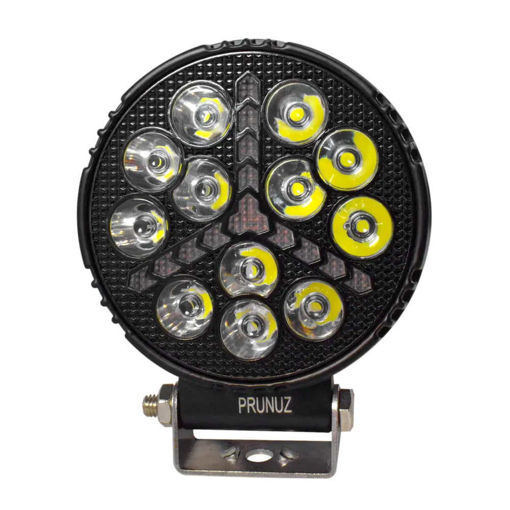 Faro De Trabajo Cuadrado Dlr Ambar 14 Luz Led 42W Blanco 1