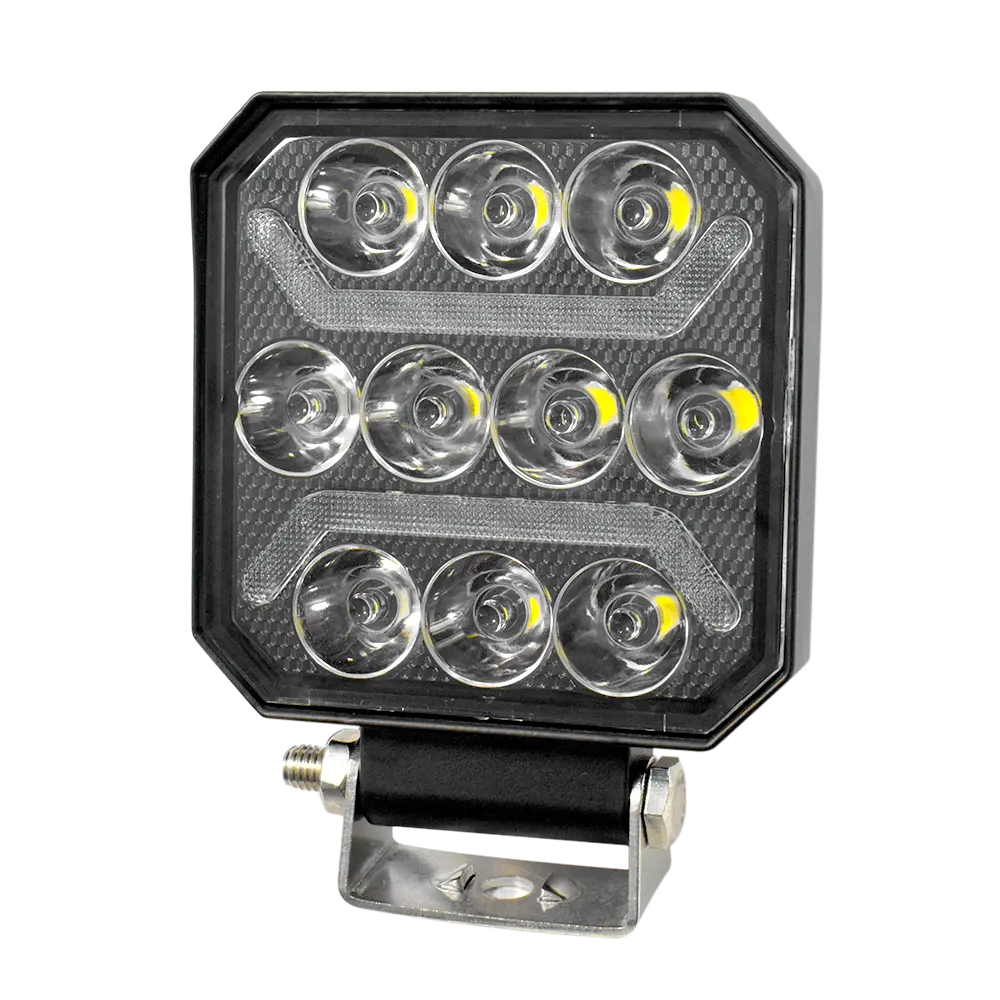 Faro De Trabajo 4” Cuadrado 10 Luz Led 30W Blanco Prunuz 1