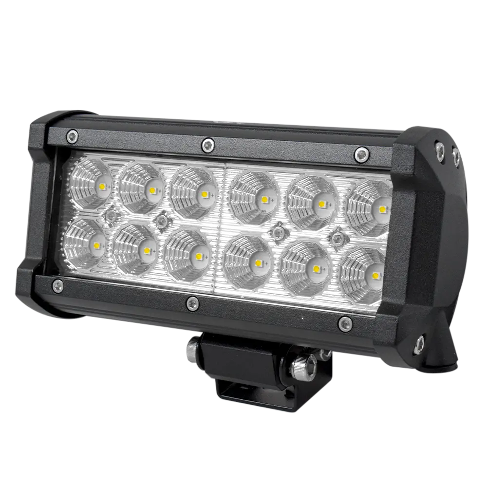 Faro De Trabajo Tipo Barra 7” 12 Led Blanco 9V 32V 36W Gpc 1