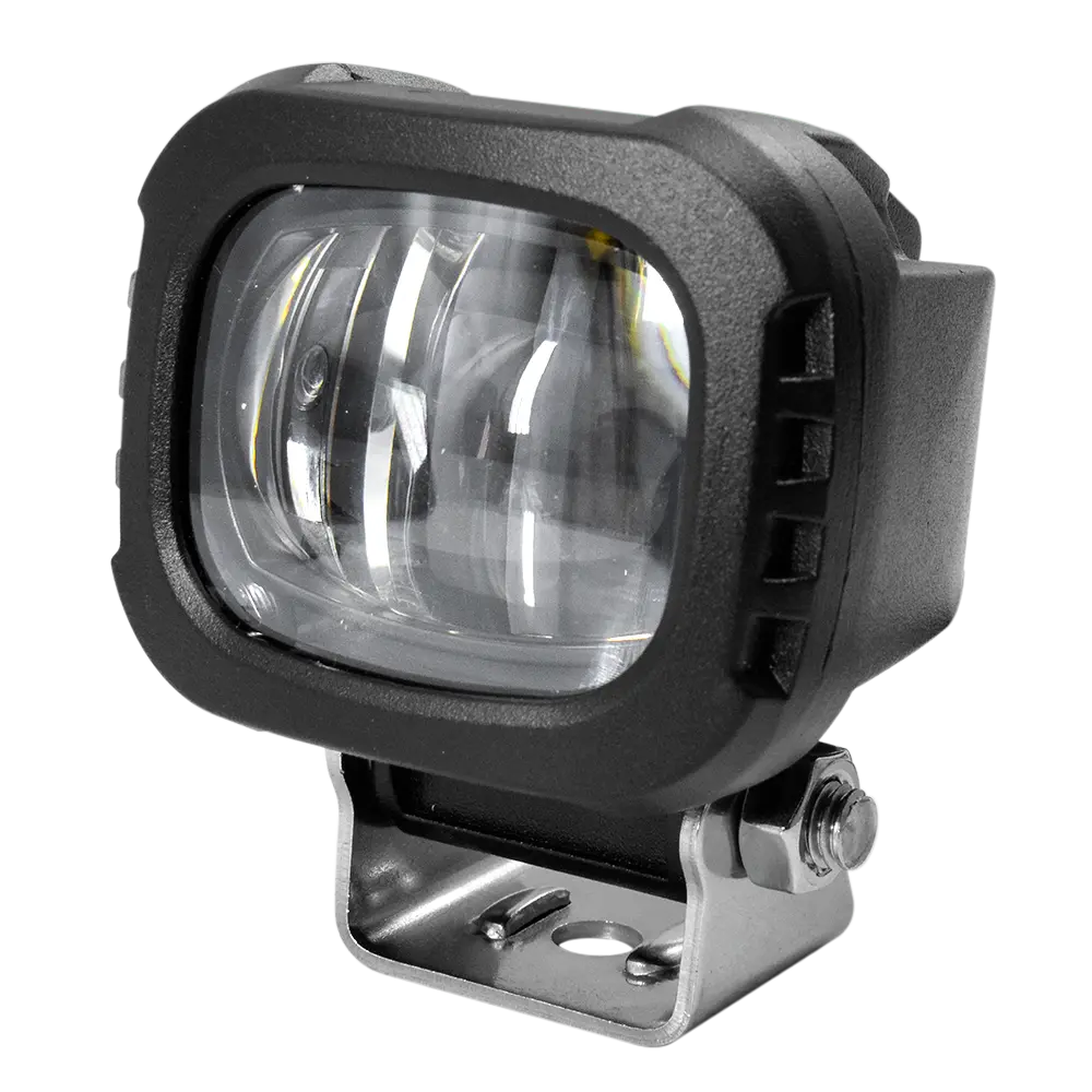 Faro Montacarga Rojo Luz Advertencia Cuadrado 10-80V Ip66 Gpc 1
