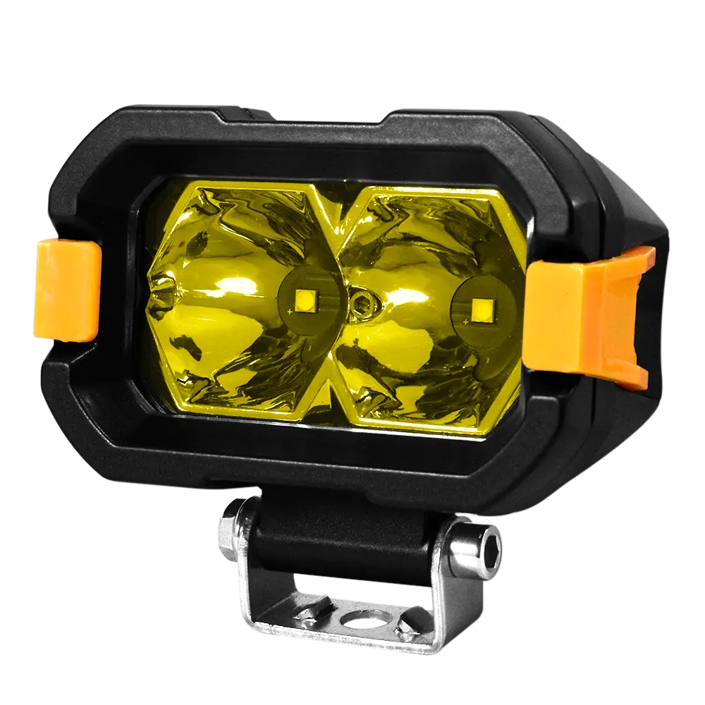 Faro De Trabajo Rectangular 2 Luz Led Gpc 1