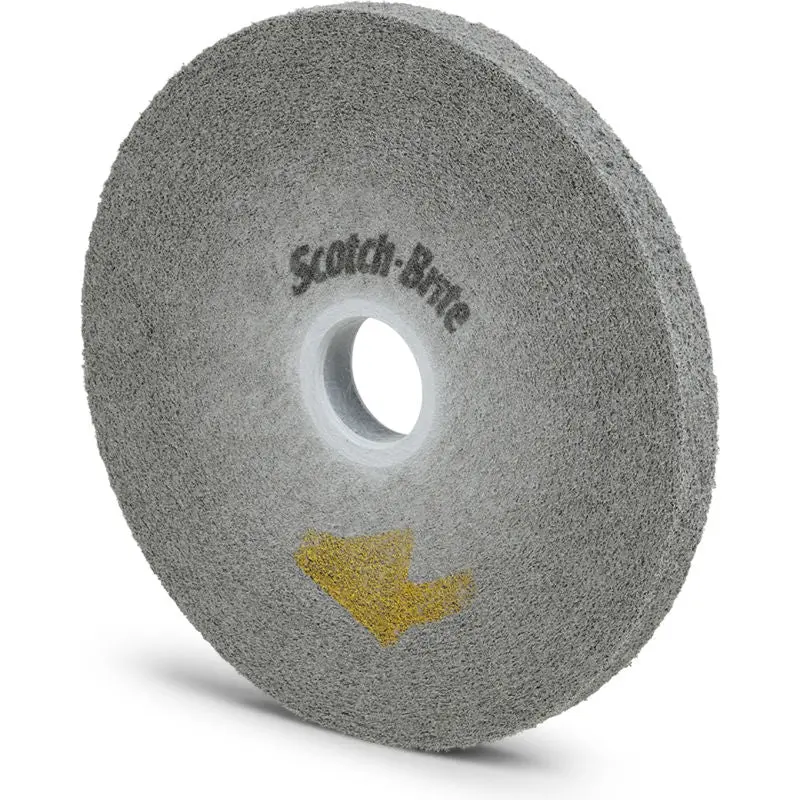 (3 Pack) 3M 33185 Silicon Carbide Abrasive Material, 6" Wheel Diameter, 1" Hole Thread Size Bonded Deburring Cut-Off Wheel 1