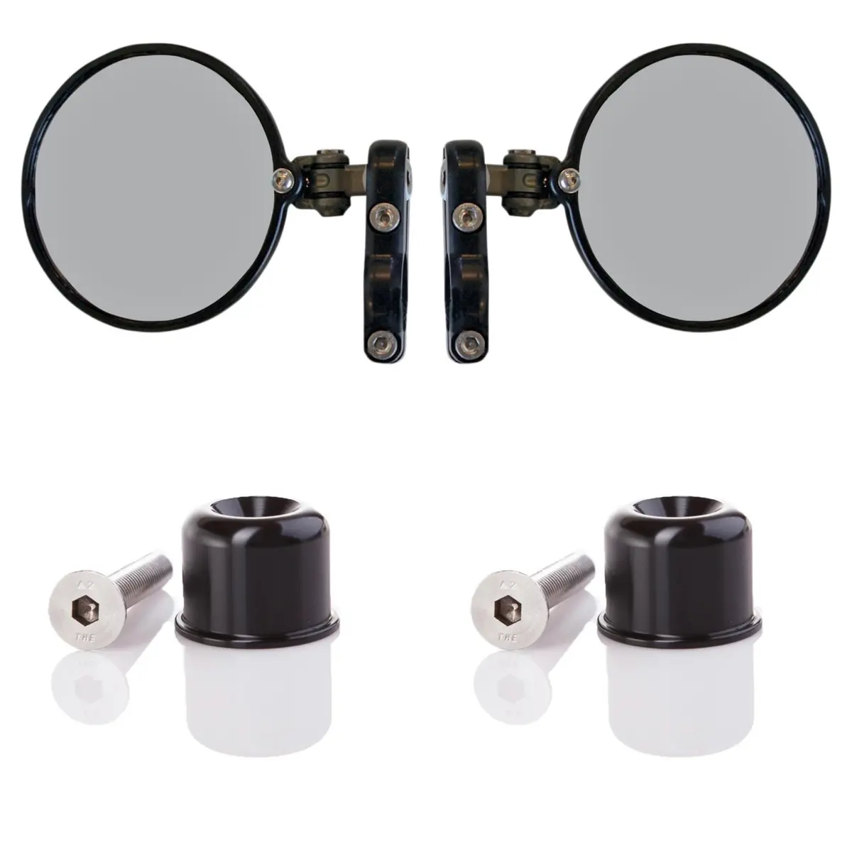 Crg Hindsight Ls Bar End Mirror Kit - Triumph Scrambler 1200 Xe / Xc 2