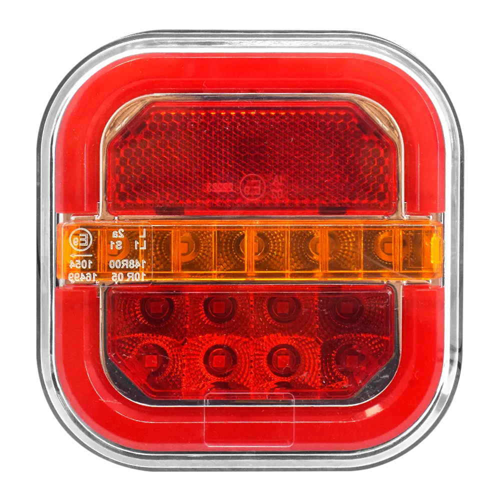 Faro Posterior Ovalado Modelo Escudo Tricolor 12V/24V Hb 1