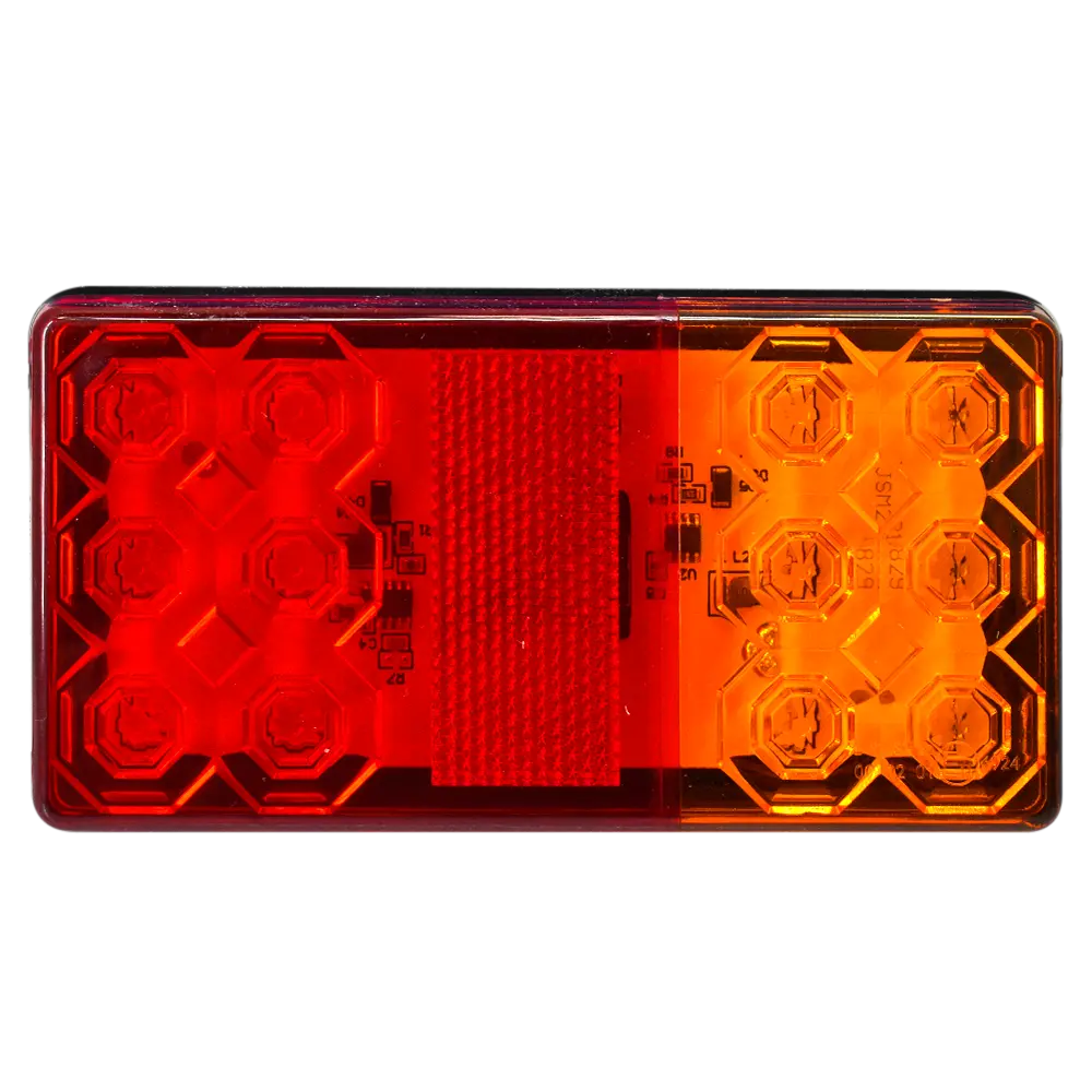 Faro Posterior Pequeño Rectangular 12 Led Bicolor 12V/24V Hb 1