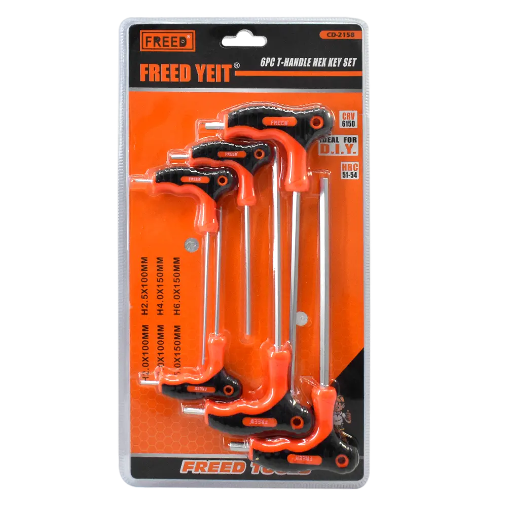 Juego De Llaves Allen Con Mango Ergonomico 6 Piezas 1