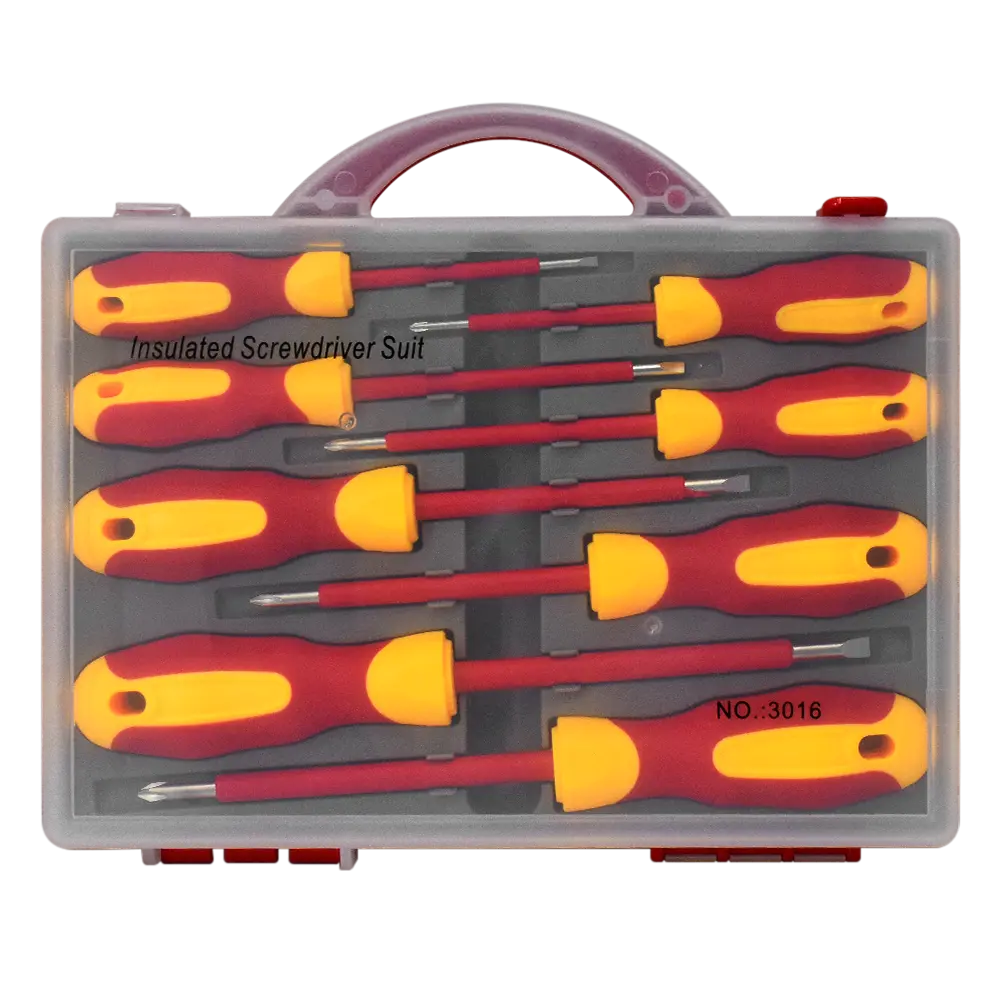 Juego De Desarmadores Estrella/Plano Con Mango Pvc 8 Piezas + Maletín 1