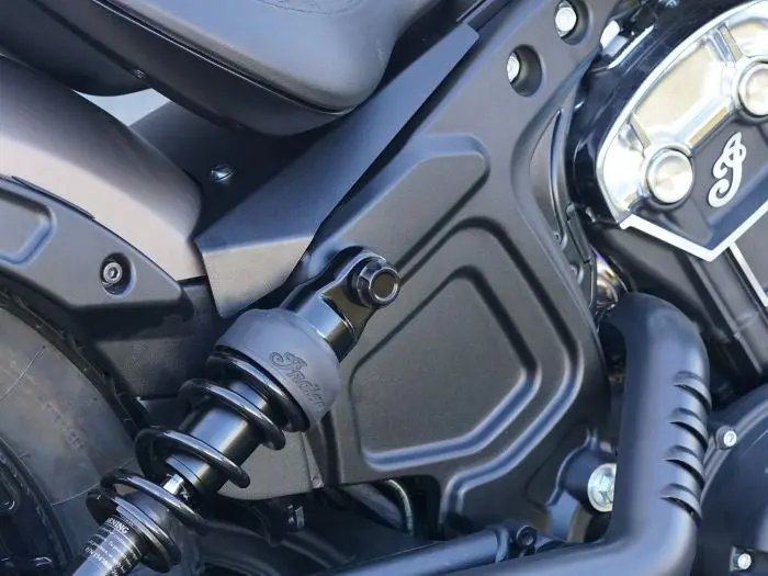 Wunderkind Shock Mount Bolt Caps / Finishers - Indian Scout Bobber 2