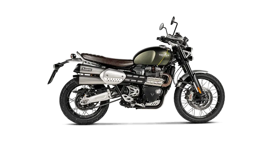 Akrapovic Titanium Slip Ons - Triumph Scrambler 1200 Xe / Xc 2