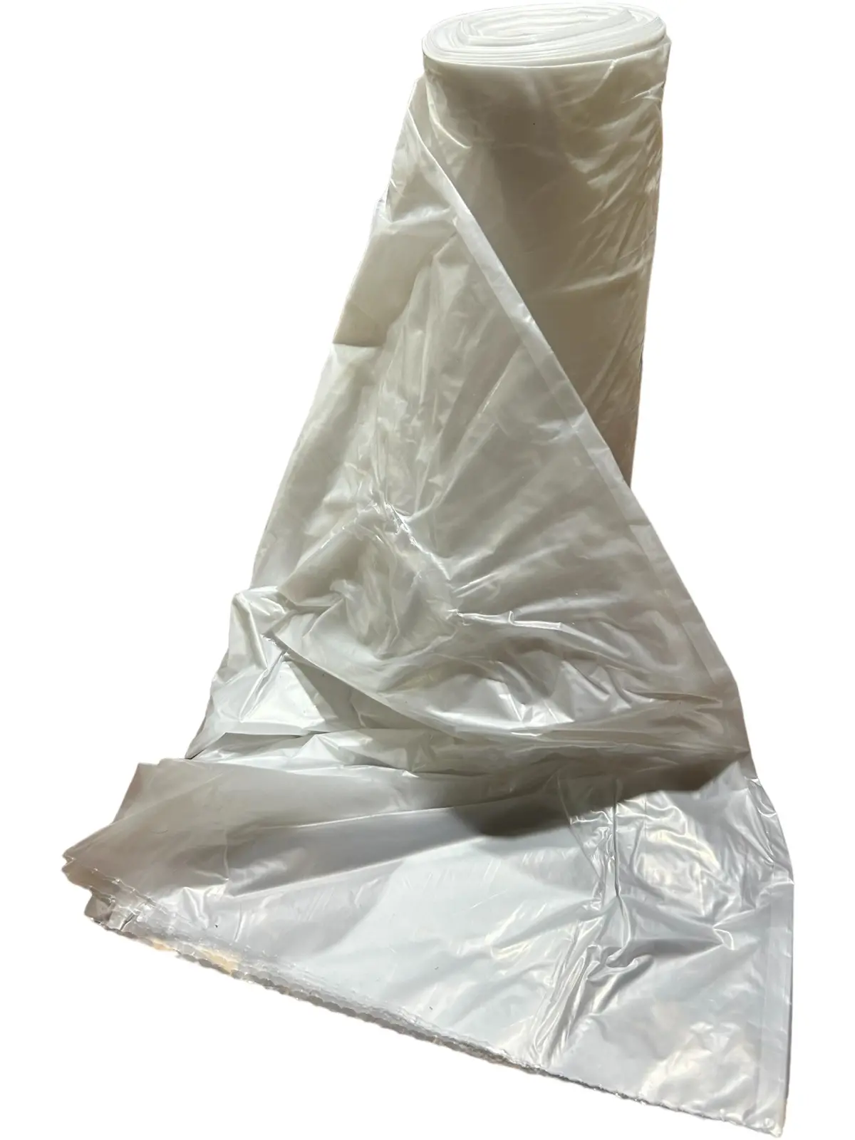 Tough Guy Trash Bags, 38Eu64, Recycled Plastic Trash Bags, 45 Gal Capacity, 40 In Wd, 46 In Ht, 1 Mil Thick, 100 Pk 1
