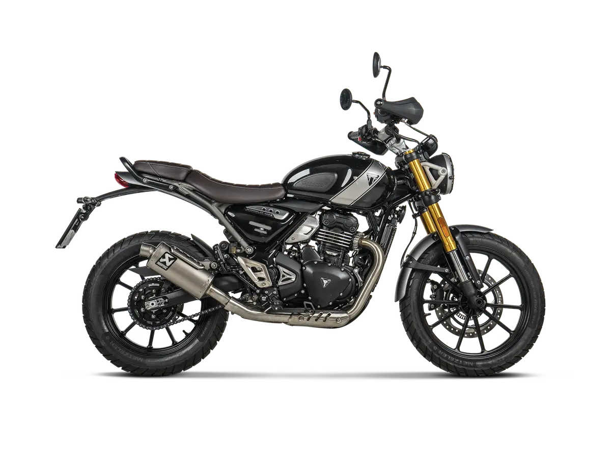Akrapovic Titanium Slip On - Triumph Scrambler 400 X / Speed 400 1